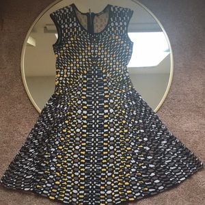 Nic+Zoe multi color designer dress